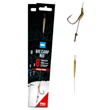 Nash Big Carp Rig, Barbed Neue Ware
