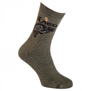 Preis Gesenkt il Lago Basic Socken "Karpfen" (Oliv)