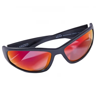 Salmo Polbrille Spekuliereisen (Schwarz/Revo Red Gläser) Top-Seller