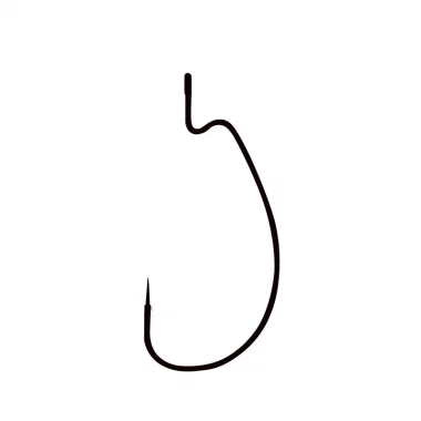 Daiwa Steez Worm Hook (Wide Offset Einzelhaken) Markenware