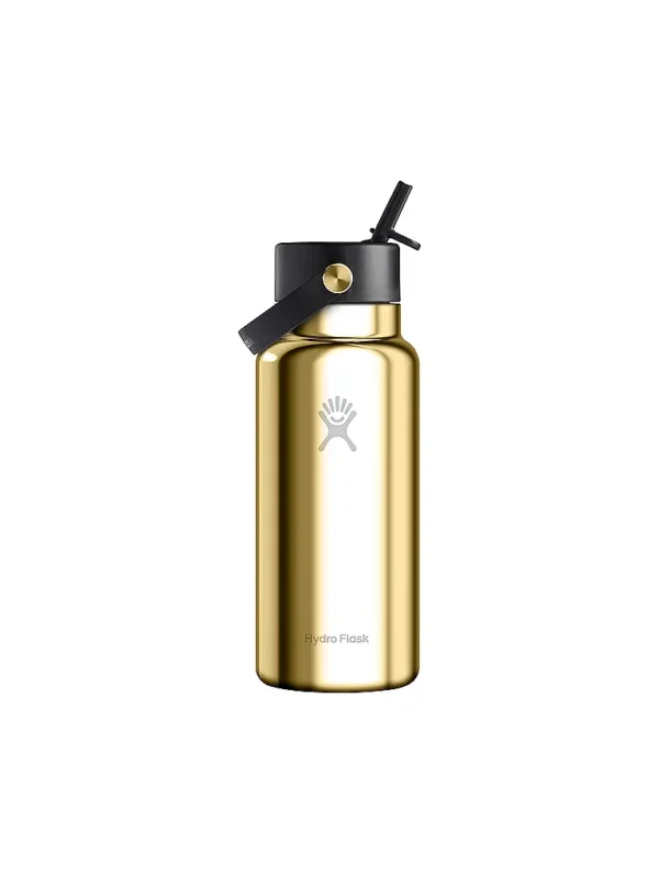 HYDRO FLASKTrinkflasche Wide Flex Straw Limited Edition 946ml isoliert Must-Have