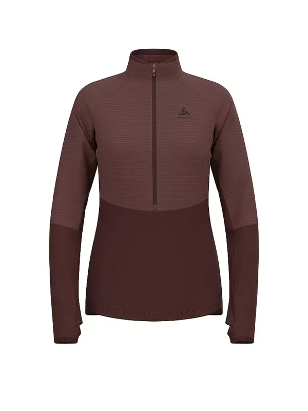 Top-Angebot ODLODamen Unterzieh Zipshirt Descent Ceramiwarm