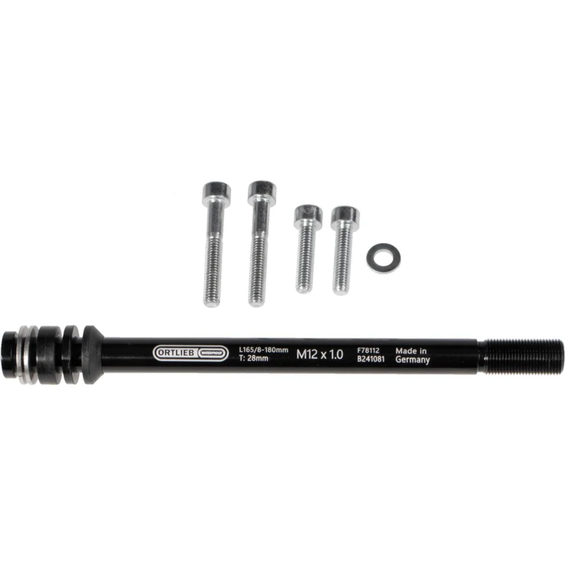 Neu ORTLIEB Thru Axle M6 Connector M12 x 1.0 - Steckachse
