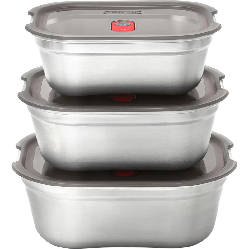 black+blum Steel Food Box Mixed Set - Multifunktionsboxen Ausverkauf