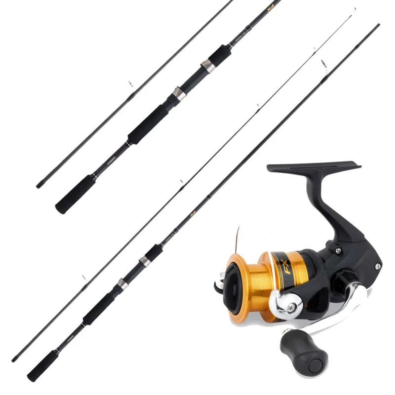 Jetzt Bestellen Shimano Rolle FX & Shimano Rute 2,10m 7-21g FX Forellenangeln Combo Angelset