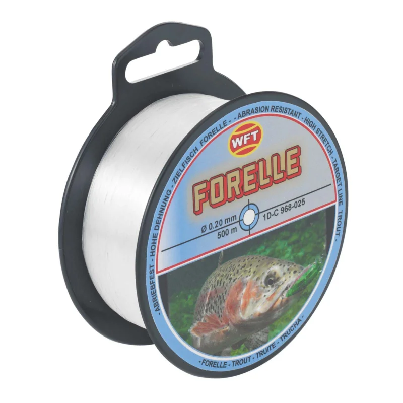 Jetzt Bestellen WFT Forellenschnur monofil 0,20mm 3,8kg 500m Angelschnur