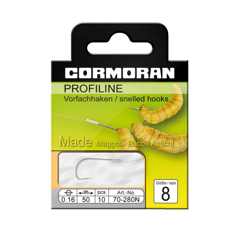 Cormoran Profiline Madenhaken gebunden Gr.12 0,14mm Mega-Angebot
