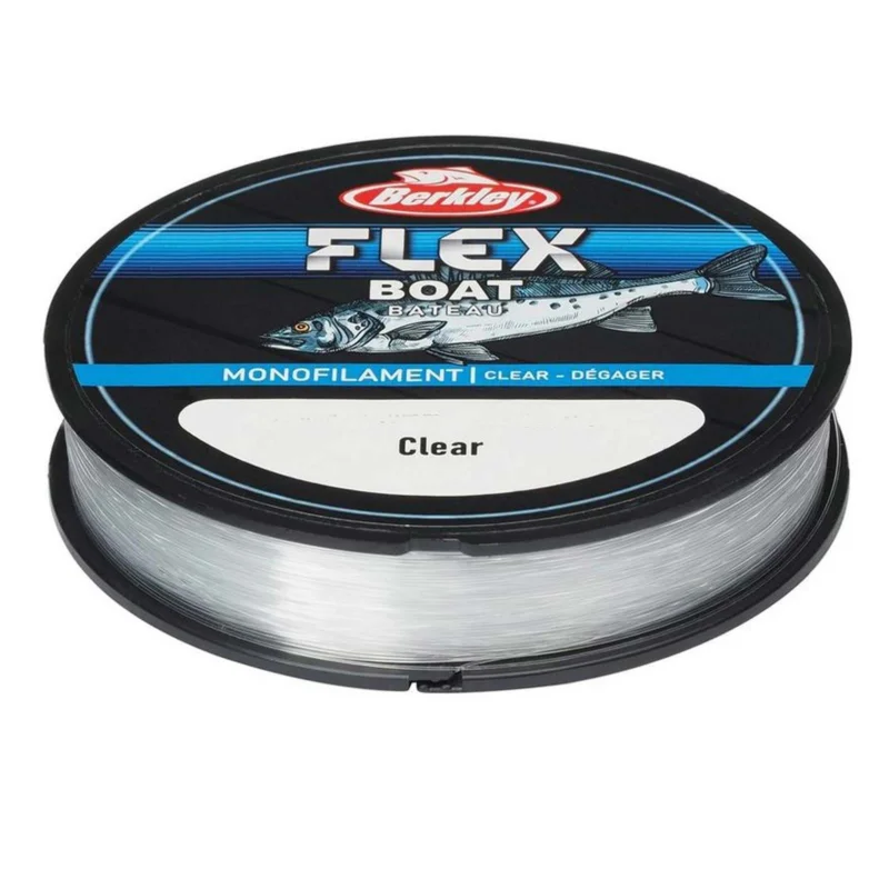 Neuheit Berkley Flex Boat 200m 0,45mm Clear Monofile Angelschnur