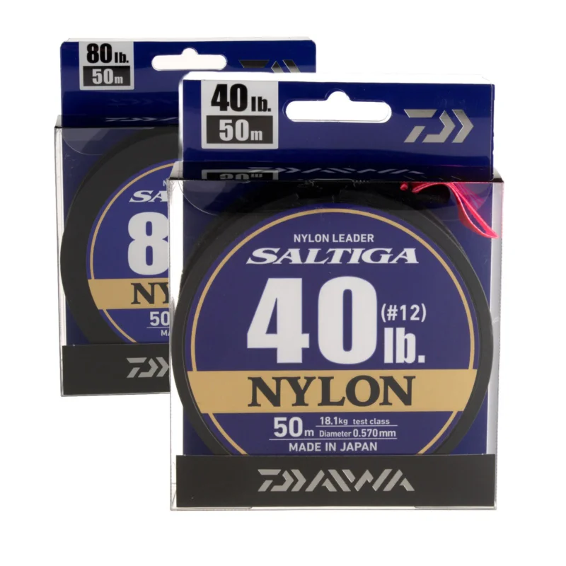 Daiwa Saltiga Nylon Leader 0,70mm 27,2kg 50m Geflochtene Vorfachschnur Abverkauf