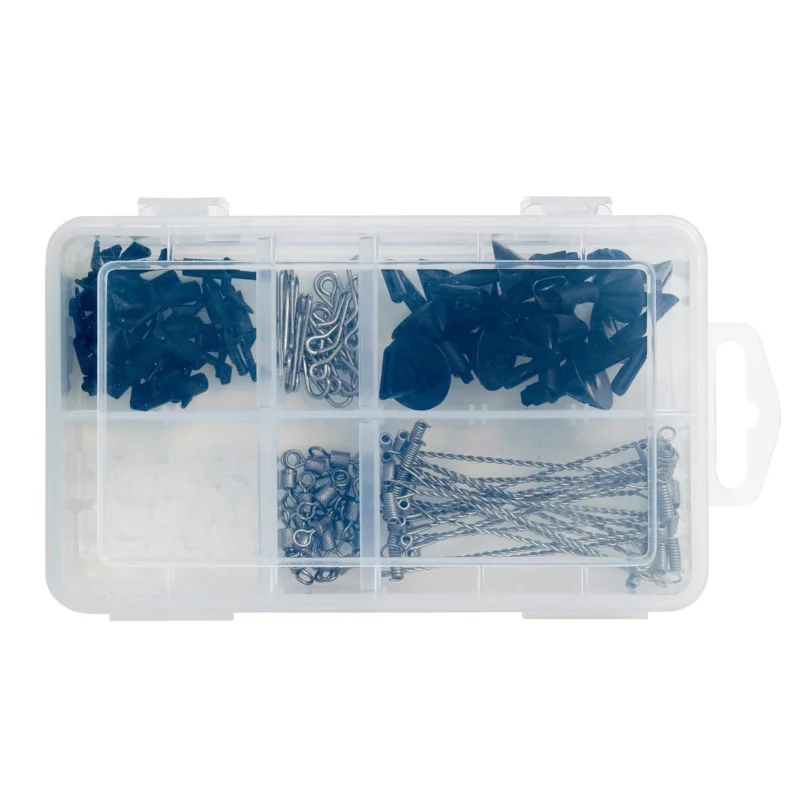 Kinetic Brandungsangeln Angelset Angelzubehör - Surf Kit 110 Teile & Box Neu Im Sortiment