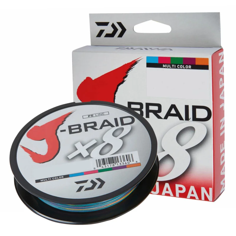 Aktuell Daiwa J-Braid X8 0.24mm-300m Multi-Color Geflochtene Schnur