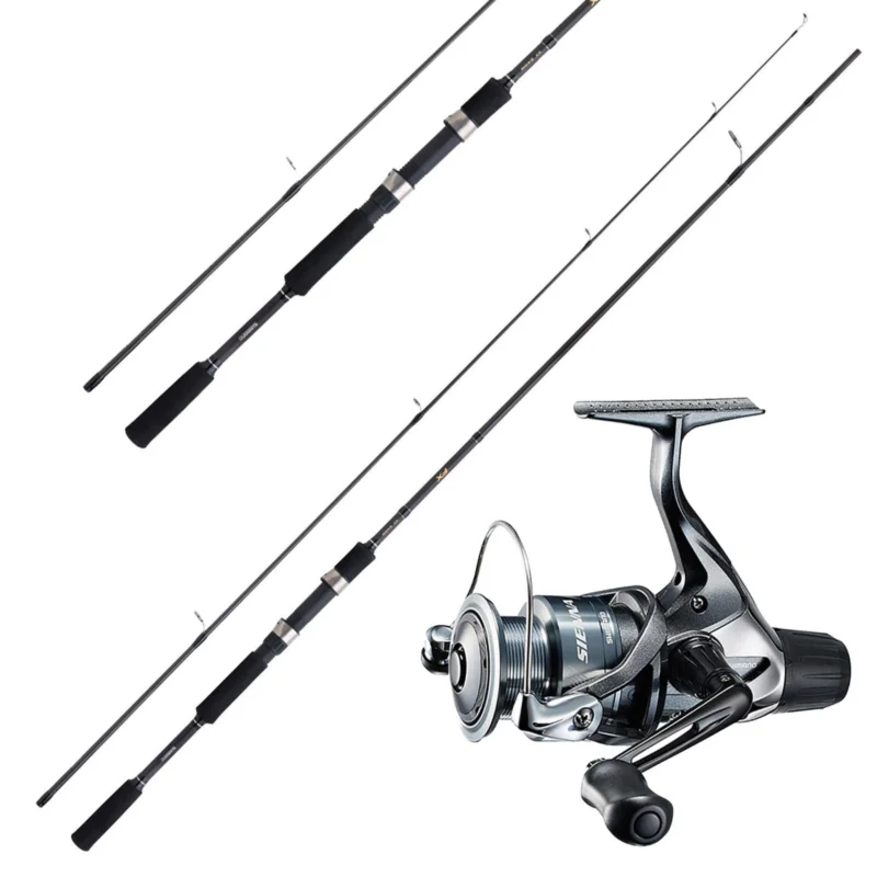 Sonderaktion Shimano Rolle Sienna & Shimano Rute 2,10m 7-21g Forellenangeln Combo Angelset