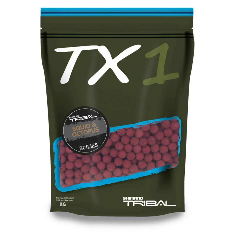 Finale Aktion Shimano TX1 Boilies Squid & Octopus 20mm 5kg