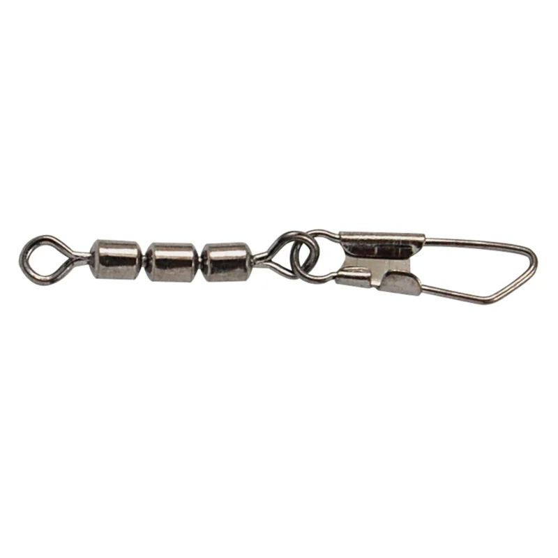 Aktuell Spro Trout Master 3 Barrel Snap Swivel #18 Dreifach-Wirbel Mit Karabiner