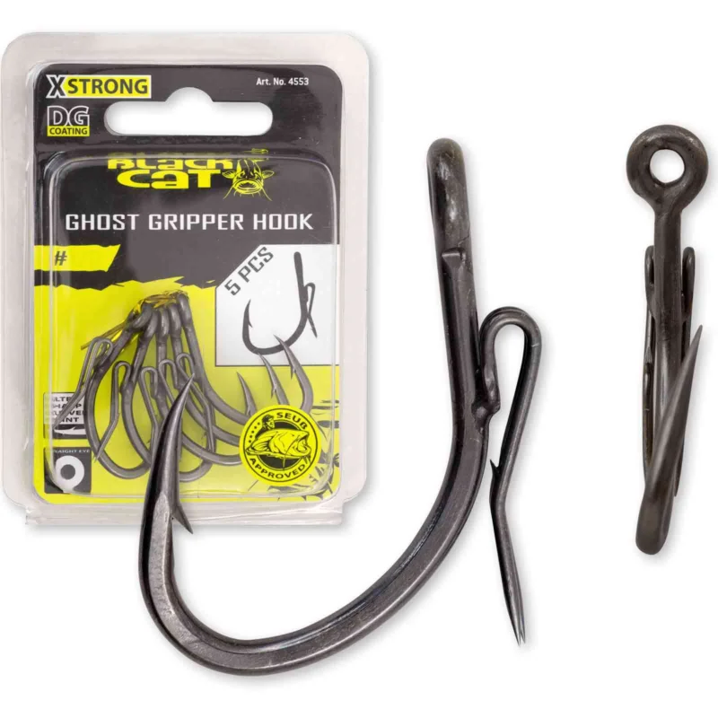 Rhino Black Cat Ghost Gripper-Haken DG #1/0 Welshaken Neue Kollektion
