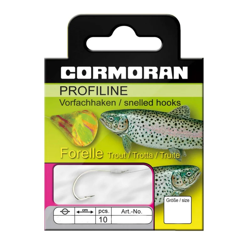 Cormoran Profiline Forellenhaken gebunden gr.6 0,20mm Preiswert