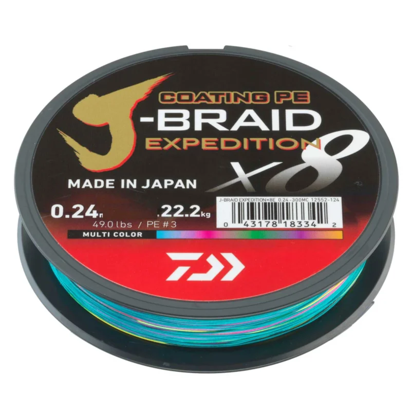Top-Angebot Daiwa J-Braid Exped. X8E 0.20mm-300m multi c. Geflochtene Schnur