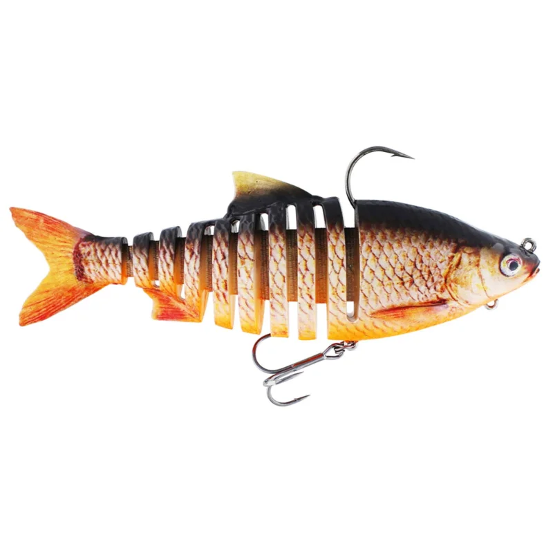 Preiswert Westin Ricky The Roach Multi Jointed R2F 18cm 83g Sinking Real Rudd Gummifisch montiert