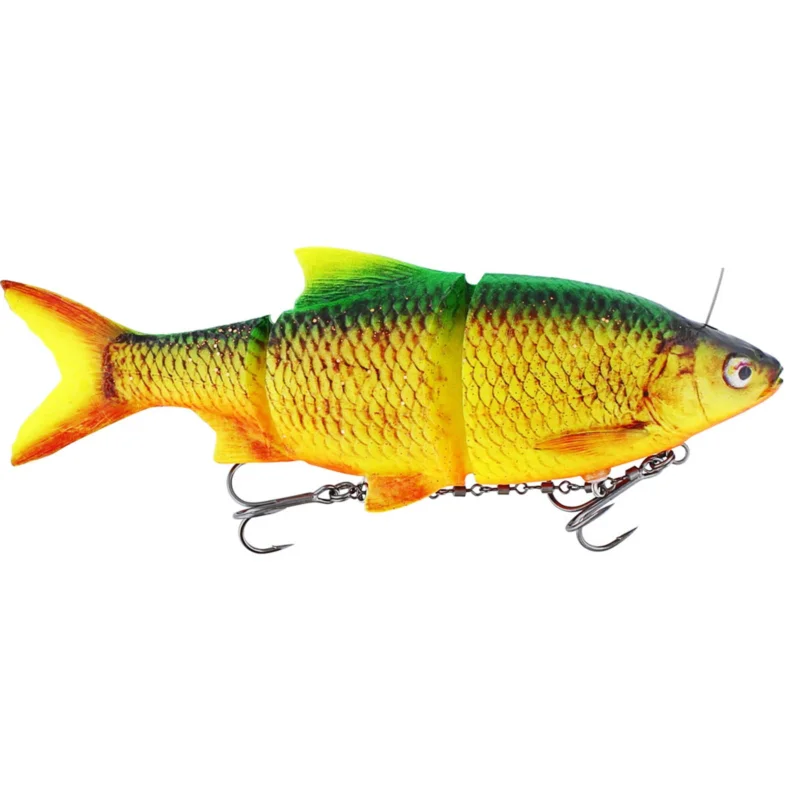 Knallerangebot Westin Ricky The Roach Inline 20cm 119g Sinking Firetiger Rudd Gummifisch montiert