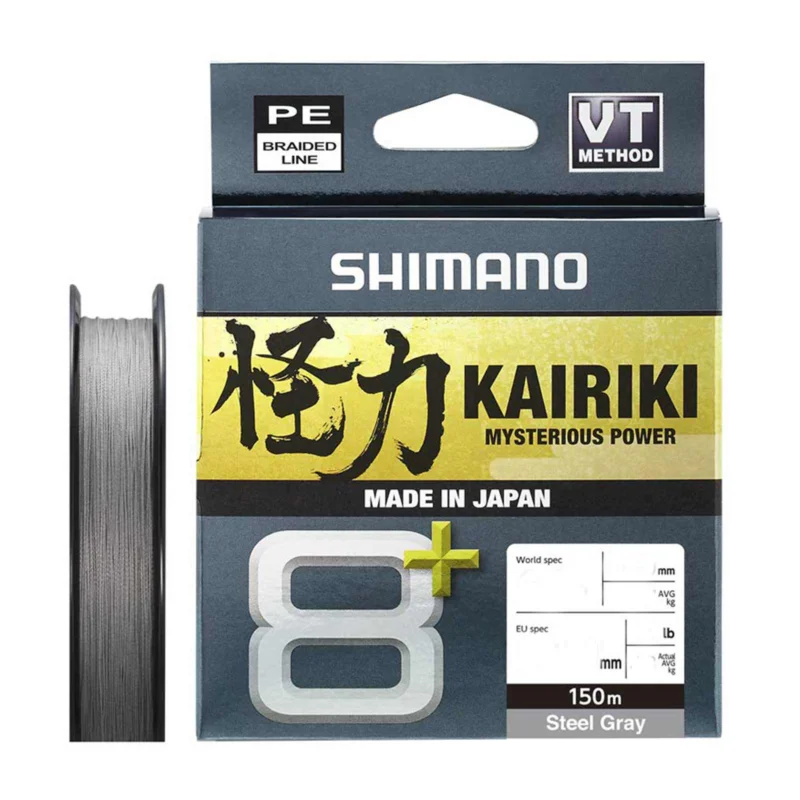 Solange Der Vorrat Reicht Shimano Kairiki 8+ 150m 0.28mm 31,9kg Steel Grey Geflochtene Angelschnur