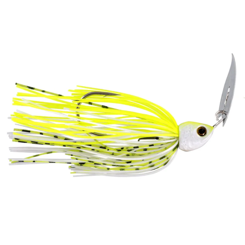 Ausverkauf Westin Bladebite V2 Tungsten Bladed Jig 21g Sinking Yellow Spark Chatterbait