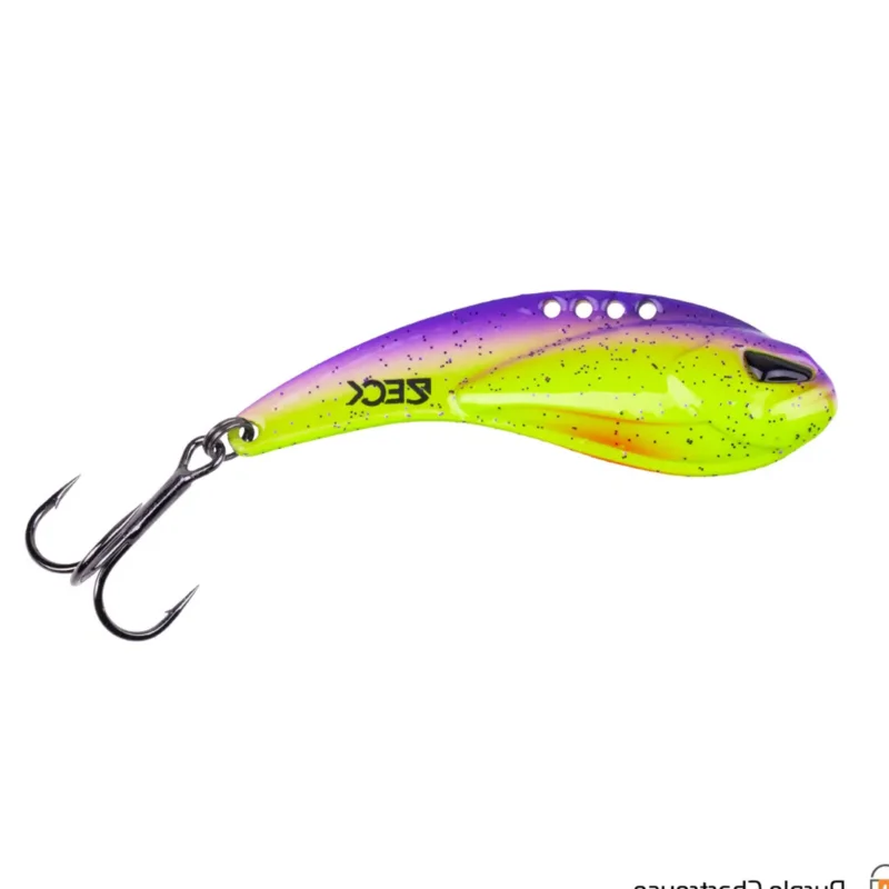 Zeck Blade Shaker 7,0cm 25g Purple Chartreuse Vibrationköder Markenprodukt