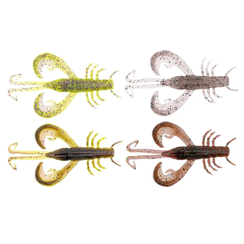 Beliebt Zeck BA Edward 6,0cm Color Mix 1 4pcs Creature Bait Gummiköder