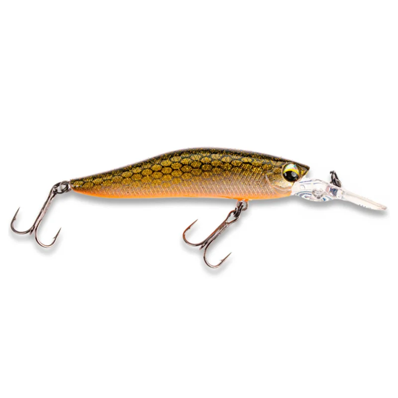 Markenware LMAB KØFI Flash Vibe 67SP MR Golden Roach Twitchbait Wobbler