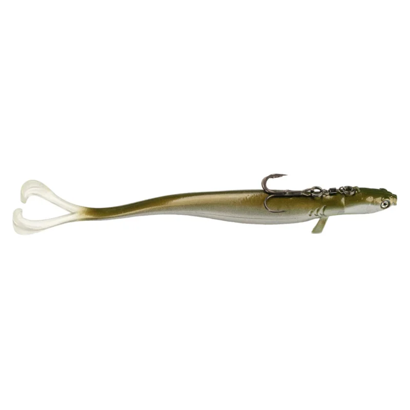LMAB Drunk Shooter 25 cm Silver Olive Vertikal Köder Preisknaller