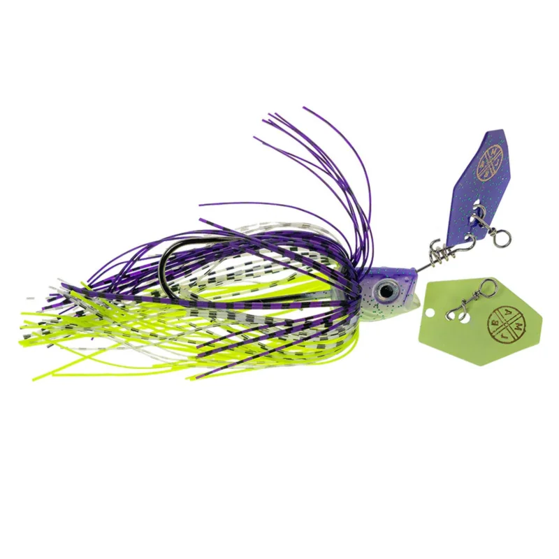 Neu Im Sortiment LMAB Multi Vibe 2.0 21g #5/0 Purple Rave Chatterbait