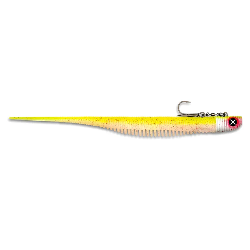 Monkey Lures Stalking Lui 25cm Chainsaw Cheesecake Gummifisch Geprüft