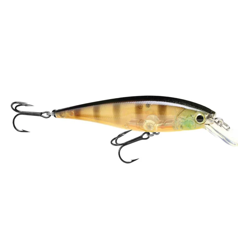 Echt Lucky Craft Pointer 78 SP Ghost Black and Gold Wobbler