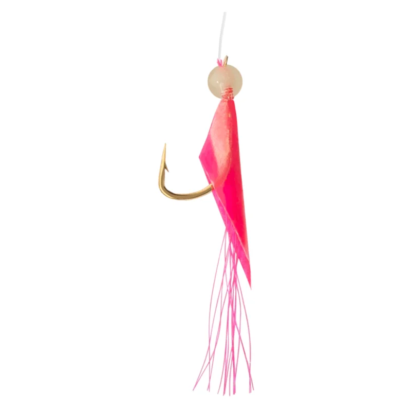 Online Kaufen BKK Micro Flash - NFA-02 Pink natural fish skin + Green resin - Fluorocarbon Gr.8 145cm Paternoster