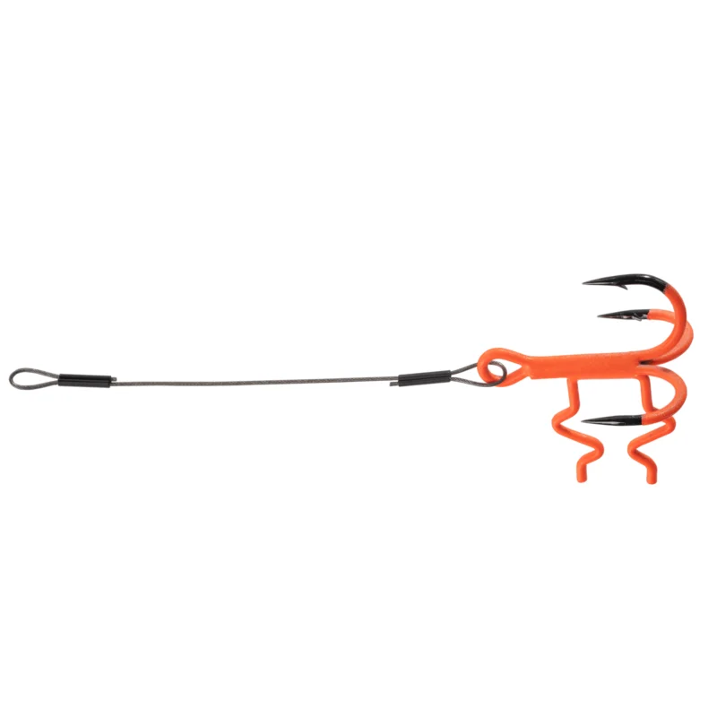 BKK Assist Spear Stinger 7x7 Wire Zander UVO 8cm 7kg 0,36mm #4 Gummifisch Zubehör Kracherpreis
