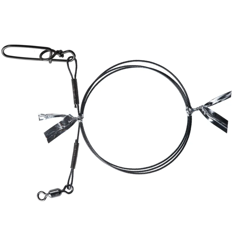 Garantierte Lieferung BKK 7x7 Wire leader HD Pike Snap 40cm 40kg Stahlvorfach