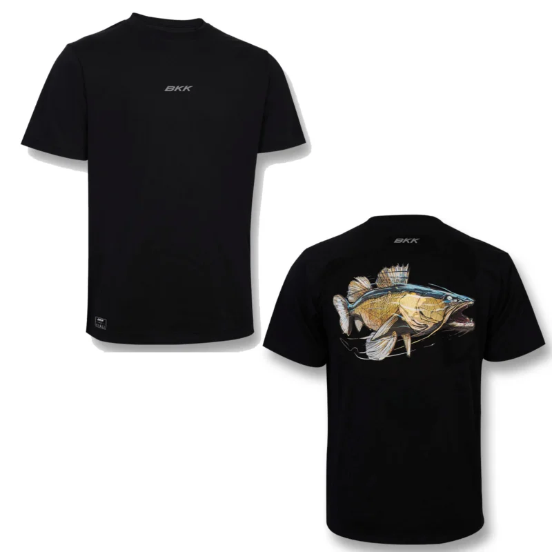 BKK Short Sleeve Casual Shirt Zander Black Gr.XXXL T-Shirt Günstig