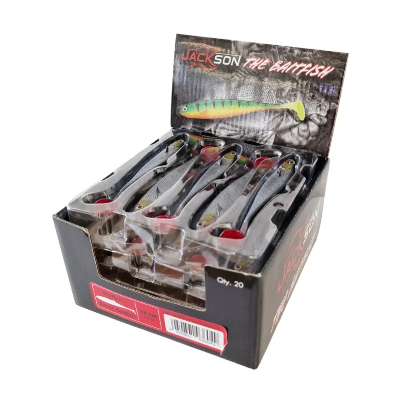 Sonderangebot 20er Sparpack Gummifische Jackson The Baitfish 12 cm Silver