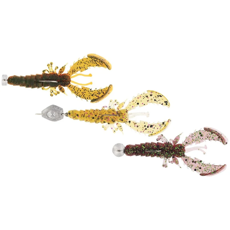 Westin Crecraw Slim R 'N R 5.5cm 1g/2.5g/3.5g Clear Water Mix 22 3pcs Gummikrebs Highlight