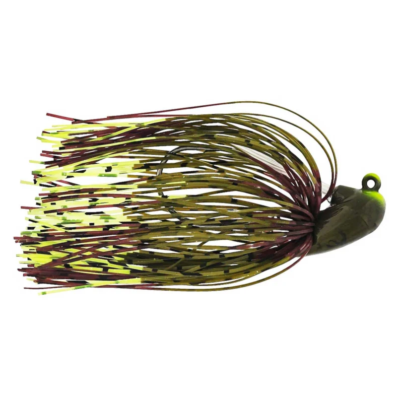 Bestseller Westin Slide-Up Rubber Jig Tungsten #3/0 14g Green Pumpkin/Chartreuse 1Pc Jighead