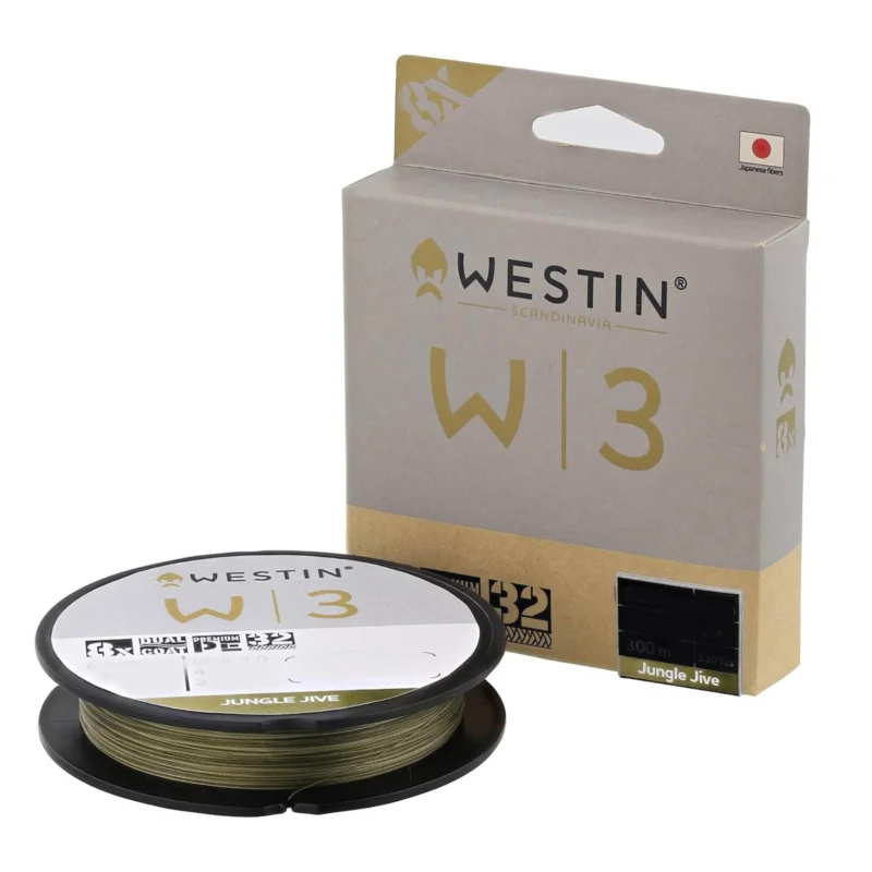 Westin W3 Deadbait 8-Braid Deadbait 300m 0.405mm 38.7kg Pe6.0 Jungle Jive Geflochtene Schnur Günstig