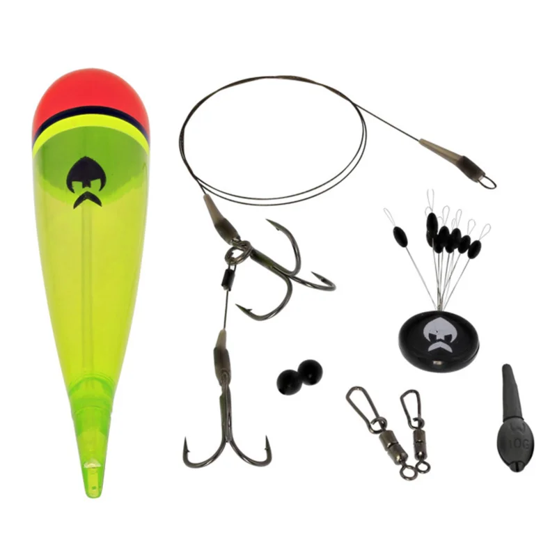 Saisonangebot Westin Pike Float Kit 20g #4+#6 Semi Barbed 0.32mm/1X7 14Kg 50cm 1pcs Deadbait-Set