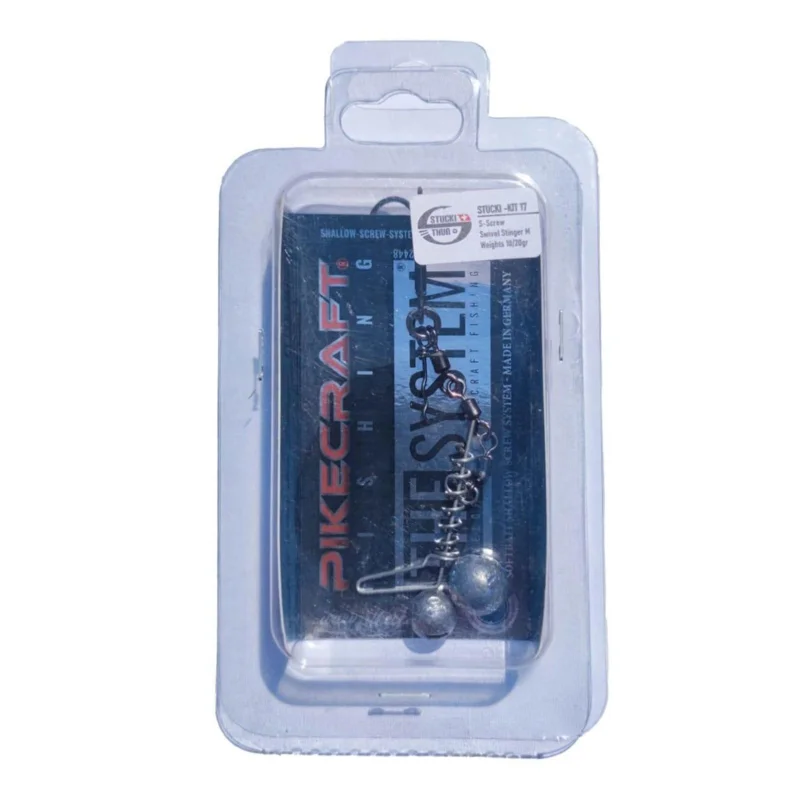 Saisonangebot Pikecraft Stucki Kit RealRider 24cm Big-Screw Swivel Stinger XL 5/15 g 1pcs Rig Zubehör
