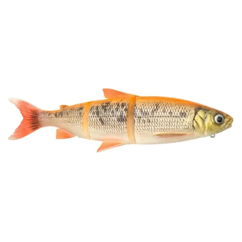Garantierte Lieferung Savage Gear 3D Line Thru Whitefish 36cm 478g Moderate Sinking Golden Albino Gummifisch