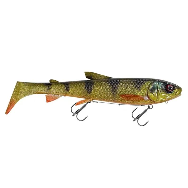 Rabatt Savage Gear 3D Whitefish Shad XL 38cm 450g Moderate Sinking Glitter Perch Gummifisch