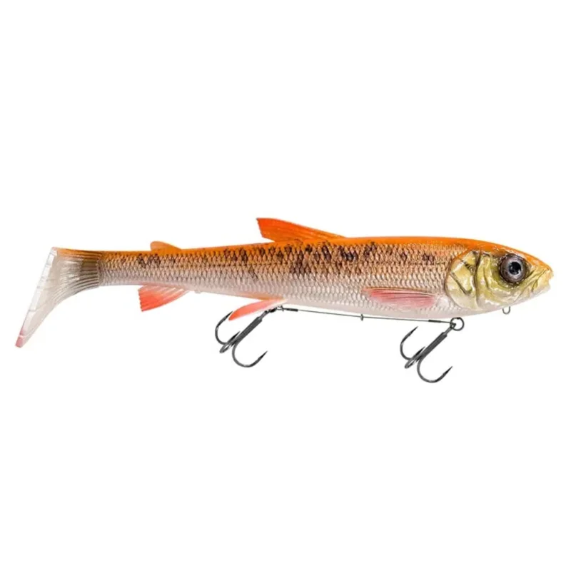 Savage Gear 3D Whitefish Shad XL 38cm 450g Moderate Sinking Golden Albino Gummifisch Abverkauf
