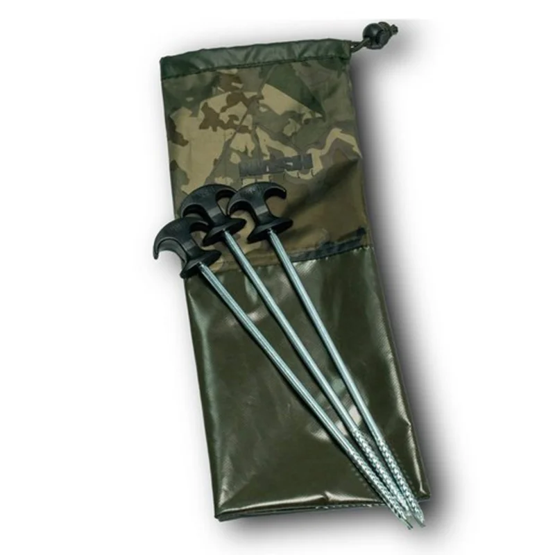 Zertifiziert Nash Titan Bivvy Peg 30cm 10 Piece Set Heringe Zeltzubehör