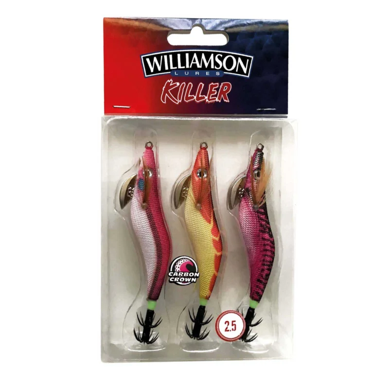 Williamson Killer Shrimp Kit 2.5 3Pcs Tintenfischköder-Set Sonderaktion