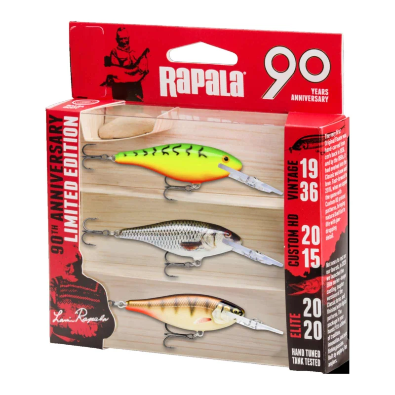 Meistverkauft Rapala Kit R90 Shad Rap Mid Bright Wobblerset