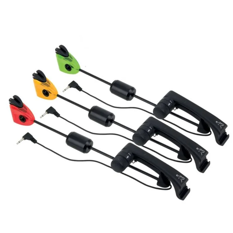 Neue Ware Fox MK2 Illuminated Swinger 3 Rod Set Red, Orange, Green Bissanzeiger