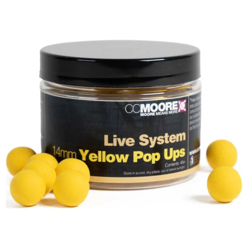 Mega-Angebot CCMoore Live System Yellow Pop Ups 14mm Pop Ups